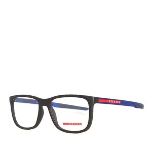 Prada Sport 07OV 07O 15C1O1 54 Black Rubber Eyeglasses 07